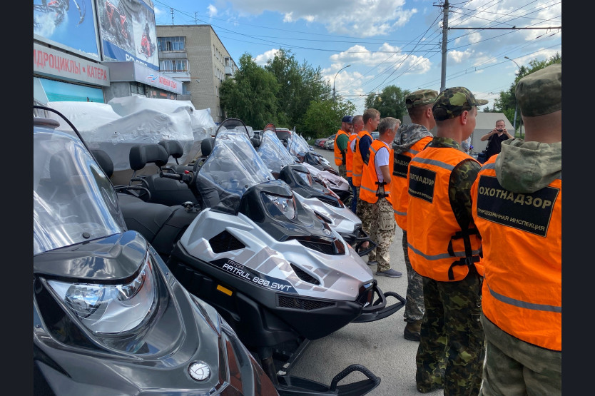 Охотничьи хозяйства Новосибирска получили новую зимнюю технику Пресс-служба Минприроды НСО